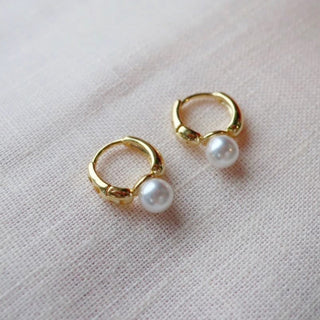 Simple Pearl Drop Earrings - Gifts For Friendship - Unique Friendship Jewelry