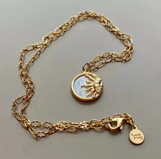 Sun Necklace - Gifts For Friendship - Cool Bff Necklaces For 2