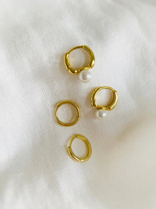 Simple Pearl Earrings 4 Piece set - Gifts For Friendship - Exclusive Friendship Earrings