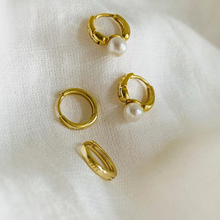 Simple Pearl Earrings 4 Piece set - Gifts For Friendship - Unique Friendship Jewelry